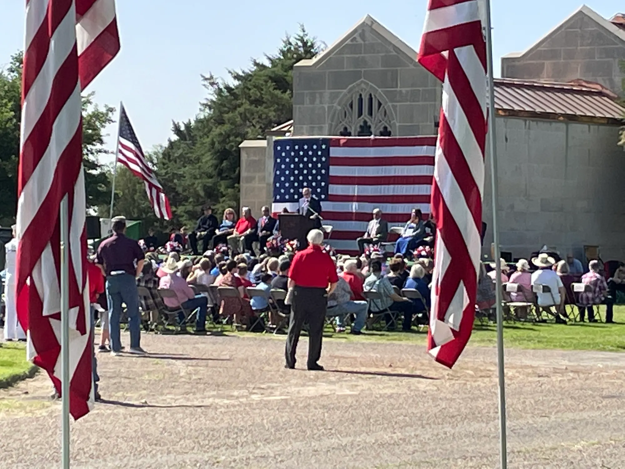 Memorial Day service at Llano Cemetery